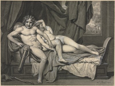 Amor og Psyche af Jacques Louis David