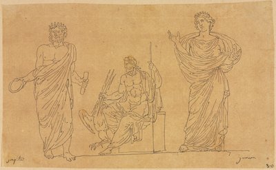 Guder og gudinde af Jacques Louis David