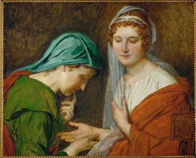 La Bonne Aventure ... (olie på lærred) af Jacques Louis David
