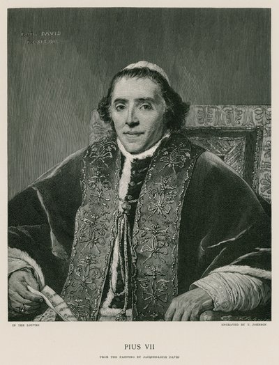 Pave Pius VII af Jacques Louis David