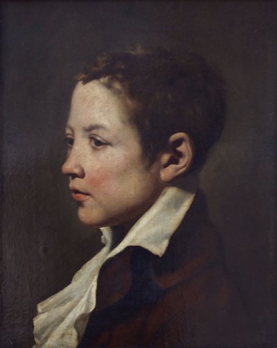 Portræt af en ung dreng af Jacques Louis David