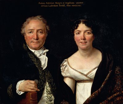Portræt af Antonio Mongez og hans kone af Jacques Louis David