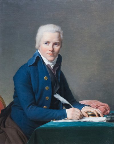 Portræt af Jacobus Blauw af Jacques Louis David