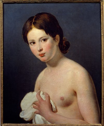 Portræt af en ung pige. Maleri af Jacques Louis David (1748-1825) af Jacques Louis David