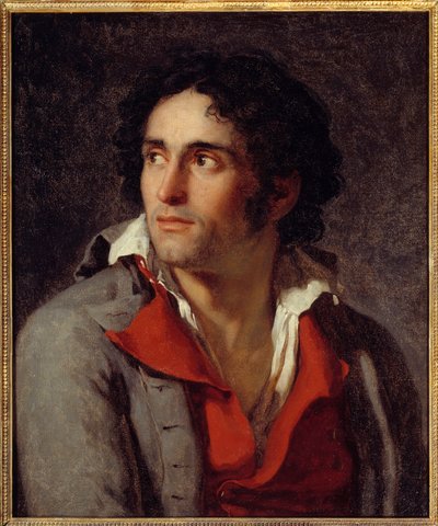 Formentlig portræt af maleren Jacques Louis Davids geolier blev i fængslet efter Robespierres fald i 1794. Maleri tilskrevet Jacques Louis David (1748-1825) 1795 ca. Sol. 0,54x0,46 m Rouen, musee des Beaux Arts af Jacques Louis David