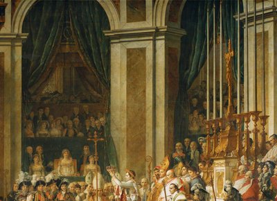 Kroningen af Napoleon i Notre-Dame ... af Jacques Louis David