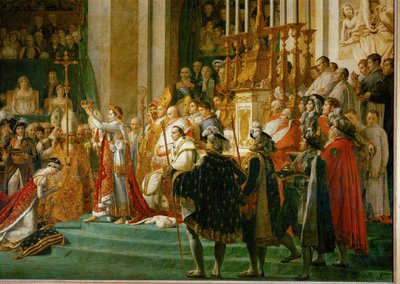 Kroningen af Napoleon i Notre-Dame ... af Jacques Louis David