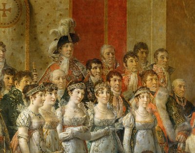 Kroningen af Napoleon i Notre-Dame ... af Jacques Louis David