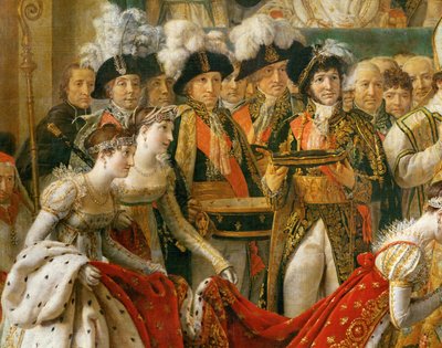 Kroningen af Napoleon i Notre-Dame ... af Jacques Louis David