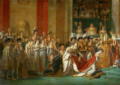 Kroningen af Napoleon i Notre-Dame ... af Jacques Louis David