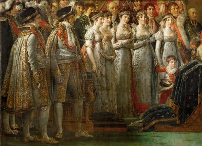 Kroningen af kejser Napoleon I Bonaparte ... af Jacques Louis David