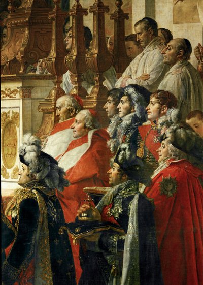 Kroningen af kejser Napoleon I Bonaparte ... af Jacques Louis David