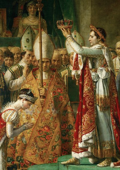 Kroningen af kejser Napoleon I Bonaparte ... af Jacques Louis David