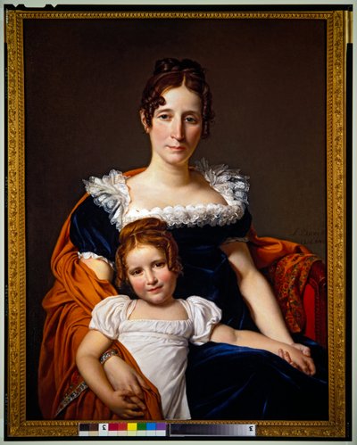 Vicomtesse Vilain XIIII og hendes datter af Jacques Louis David