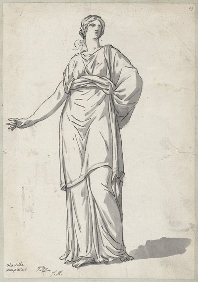Kvinde fra Villa Pamphili af Jacques Louis David
