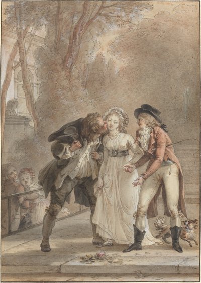 Udlånt Kys af Jacques Louis François Touzé