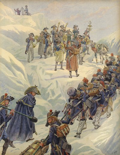Sankt Bernards passage af Jacques Marie Gaston Onfray de Breville (Job)
