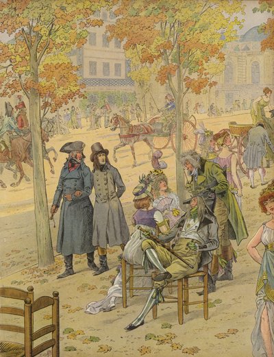 De 12 pavilloner i Les Halles af Jacques Marie Gaston Onfray de Breville (Job)
