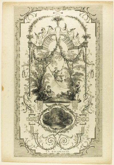 Gyngen af Jacques Philippe Le Bas