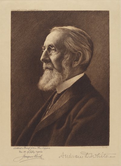 Andrew D. White af Jacques Reich