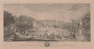 Chateau Saint Ouen fra hoffet. af Jacques Rigaud