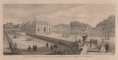 Chateau og Have i Seaux af Jacques Rigaud