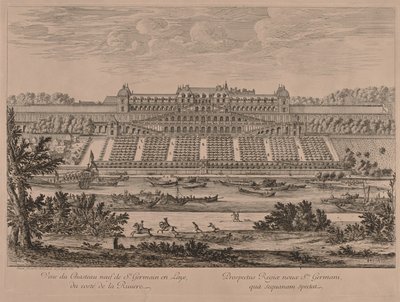 Chateau of St. Germain en Laye fra floden af Jacques Rigaud