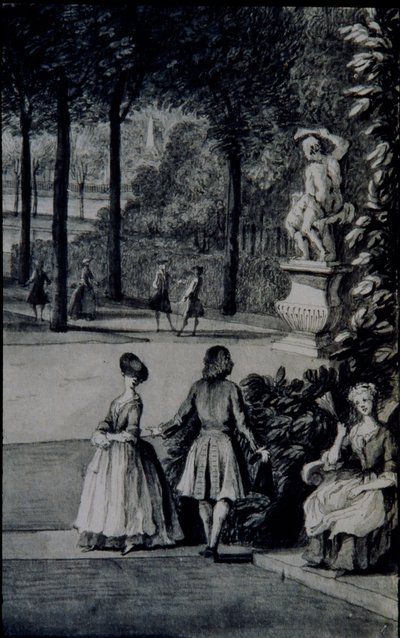 Detalje af "The Poplar Grove, Lord Burlington