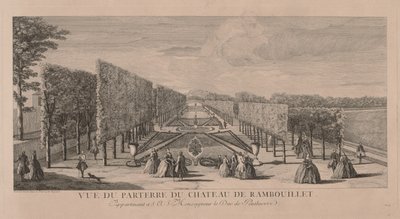 Chateau Rambouillets blomsterhave af Jacques Rigaud