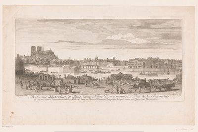 Se på Paris fra Notre Dame til Pont de la Tournelle Udsigt over Paris fra Notre-Dame til Pont de la Tournelle (...) taget fra Quai de Miramion (titel på objektet) af Jacques Rigaud
