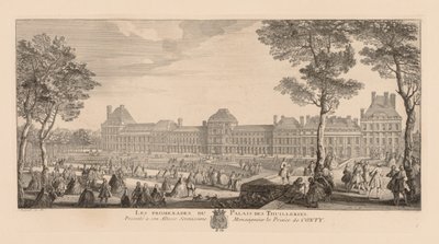 Promenader i Palais des Tuileries af Jacques Rigaud