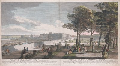 Udsigt over Hampton Court fra havesiden af Jacques Rigaud