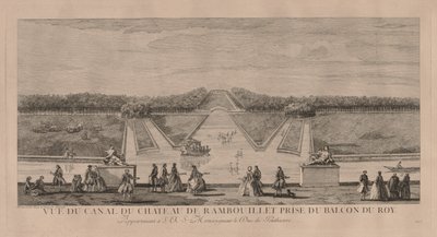 Chateau fra kanalen ved Rambouillet af Jacques Rigaud