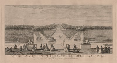 Chateau fra kanalen ved Rambouillet. af Jacques Rigaud