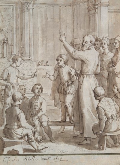 Sankt Philip som underviser af Jacques Stella