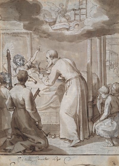 St. Philip besøger et hospital af Jacques Stella