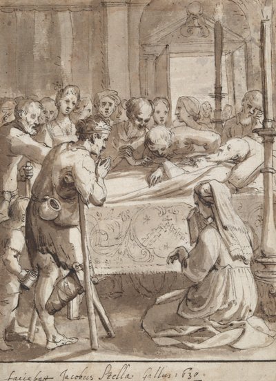 St. Philip besøger et hospital af Jacques Stella