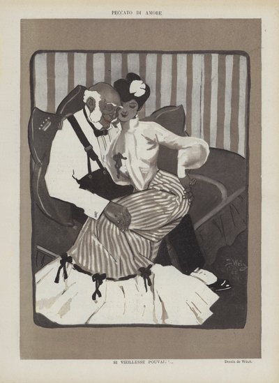 Illustration til Le Rire af Jacques Wely
