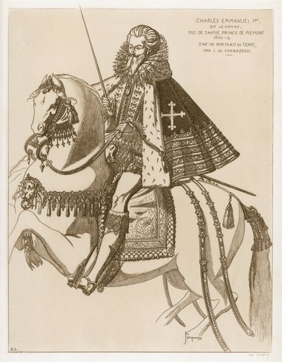 Charles Emmanuel I af Jacques de Fornazeris