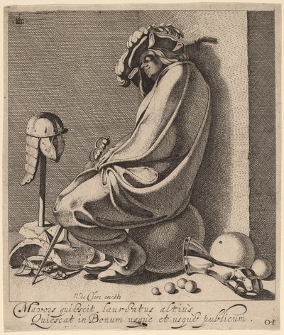 Mars sover af Jacques de Gheyn III