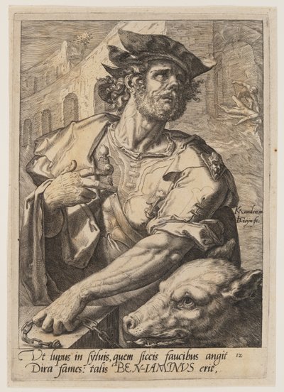 Benjamin, fra Jakobs tolv sønner af Jacques de Gheyn II