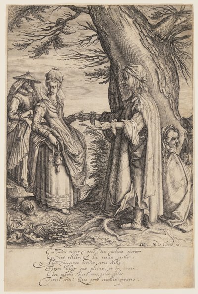Spåkone af Jacques de Gheyn II