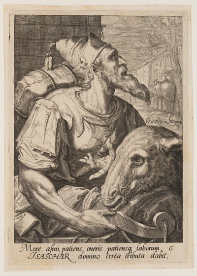 Issachar, fra Jakobs tolv sønner af Jacques de Gheyn II