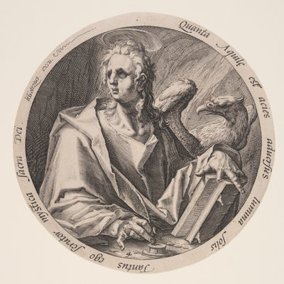 Johannes, fra Evangelisterne af Jacques de Gheyn II