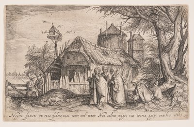 Landskab med romaer, fra Landskaber af Jacques de Gheyn II