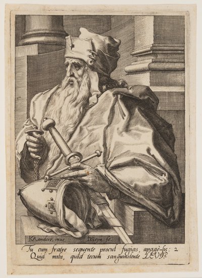 Levi, fra Jakobs tolv sønner af Jacques de Gheyn II
