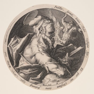 Lukas, fra Evangelisterne af Jacques de Gheyn II