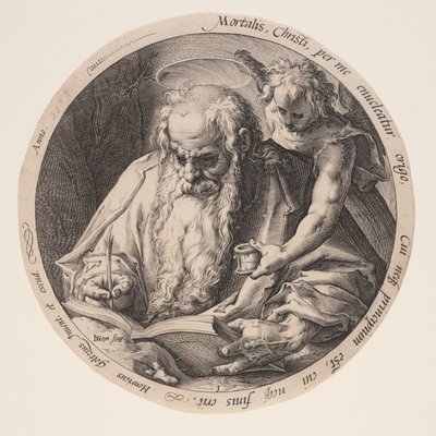 Matthæus, fra Evangelisterne af Jacques de Gheyn II