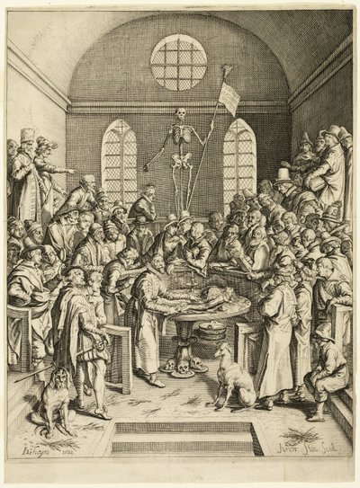Den anatomiske lektion af professor Pauw af Jacques de Gheyn II