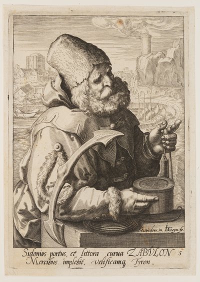 Zebulon, fra Jakobs tolv sønner af Jacques de Gheyn II